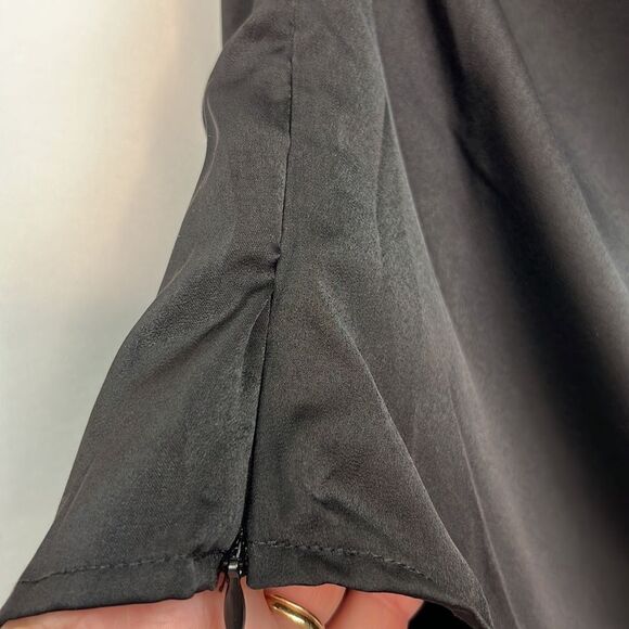 Astr the label black satin one shoulder blouse size medium NWT - Picture 8 of 14